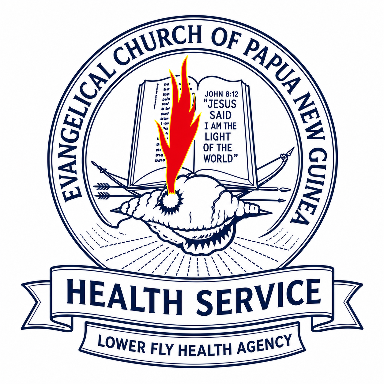 ECPNG Health Service Lower Fly logo